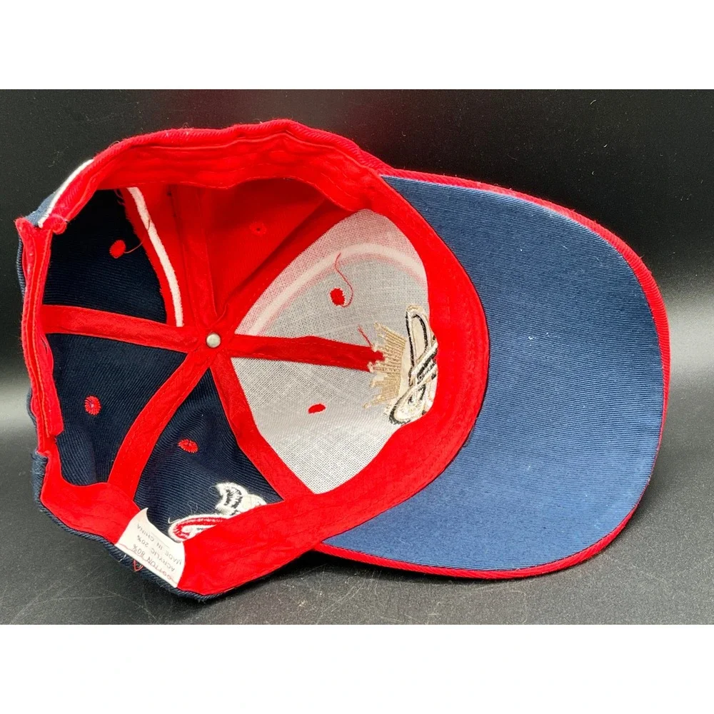 Dale Earnhardt Jr NASCAR Budweiser Racing‎ Hat Navy Red Embroidered #8 Signature